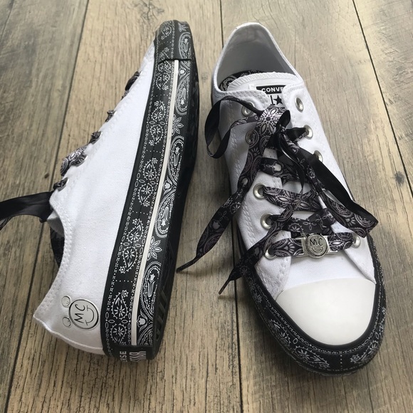 Conv&Miley Ctas OX Ornament White Black W AUTHENT - Picture 6 of 8